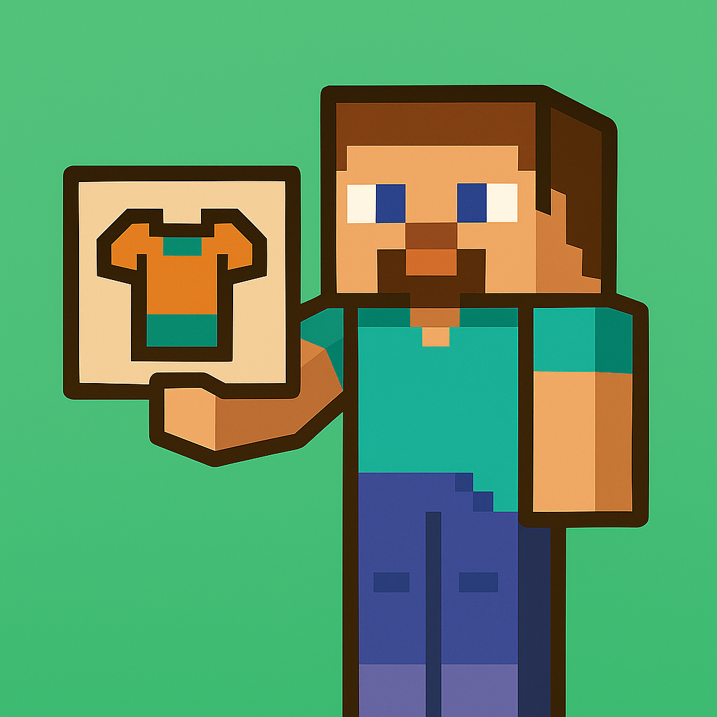 Skins for Minecraft Bedrock Edition Logo